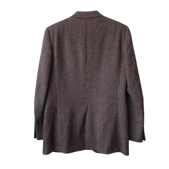 Dunhill London Cashmere Wool Birdseye Blazer Size 50 Two Button Sports Coat - Picture 4 of 8